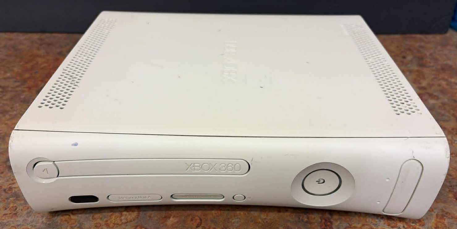 Microsoft Xbox X-Box 360 Matte White Console Parts or Repair FIX RED RING USA