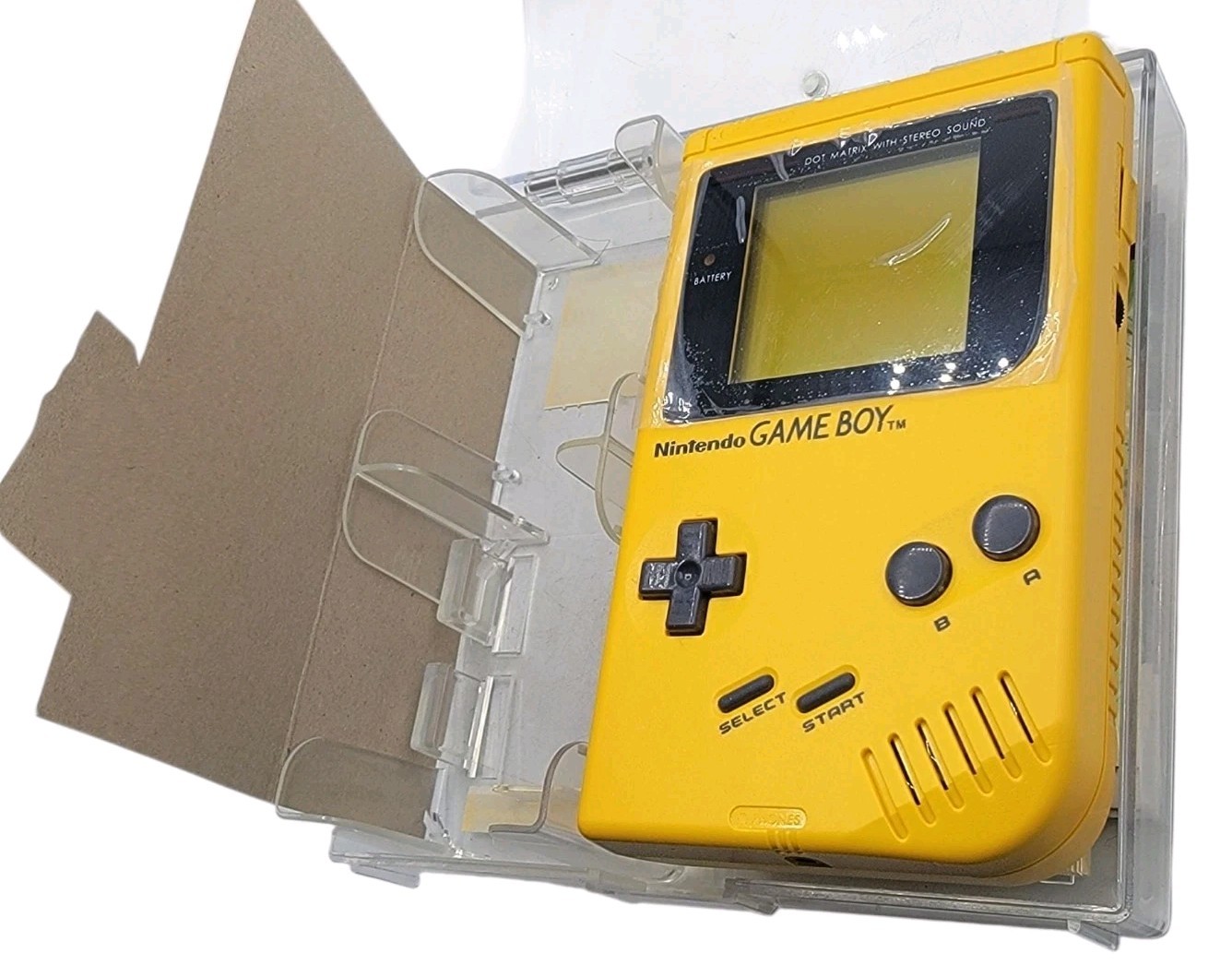 Rebuilt Nintendo Gameboy YELLOW Play It Loud! Edition DMG-01 Complete CIB – READ