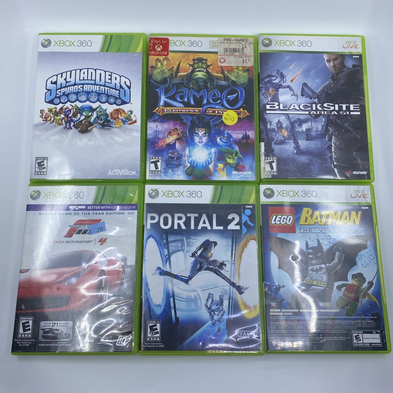 Microsoft Xbox 360 20GB Console System Tested & Working + Controllers + 12 Games