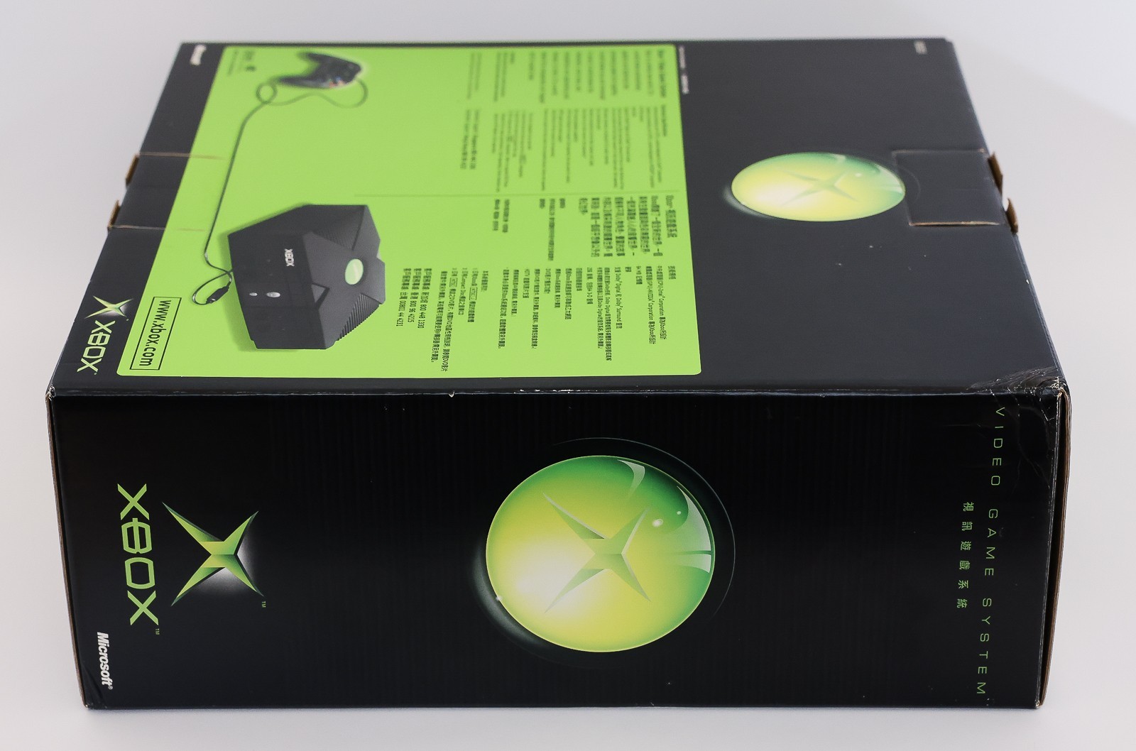 Standard Black XBOX Asia Taiwan Boxed Console System Recapped 500GB