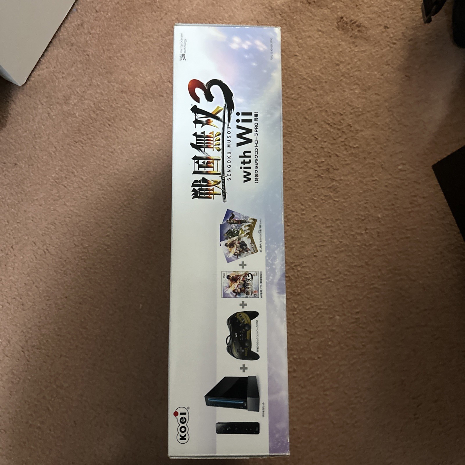 Sengoku Musou 3 (Nintendo Wii, 2009) Koei Japanese + Console + Controller