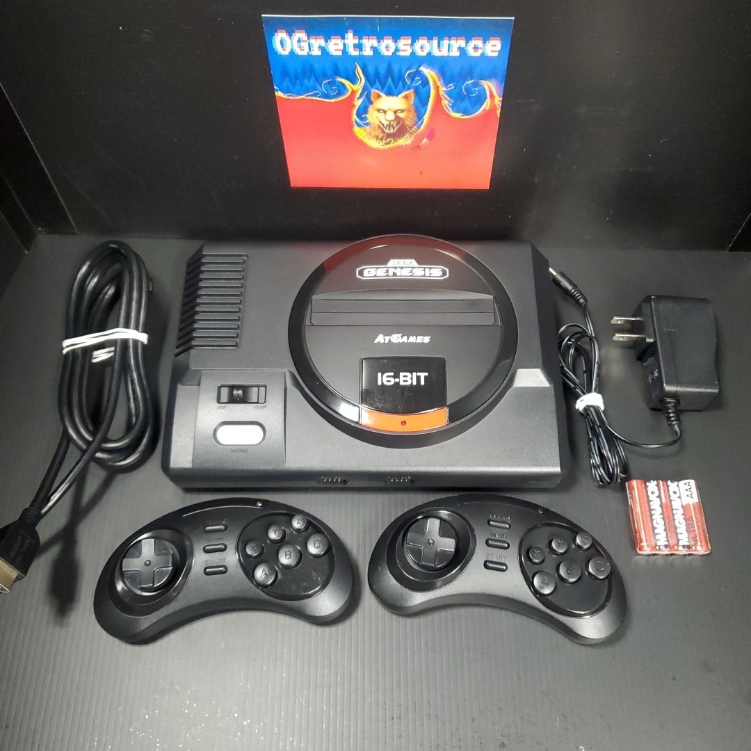 Sega Genesis Flashback 2 In Box, Controllers & 85 Built-in Games TESTED Working