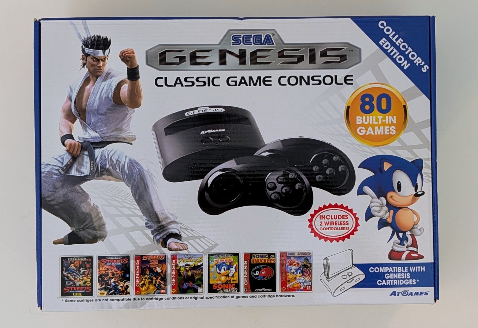 SEGA GENESIS CLASSIC MINI GAME CONSOLE WITH 80 BUILT IN GAMES 25th Ed. OPEN BOX