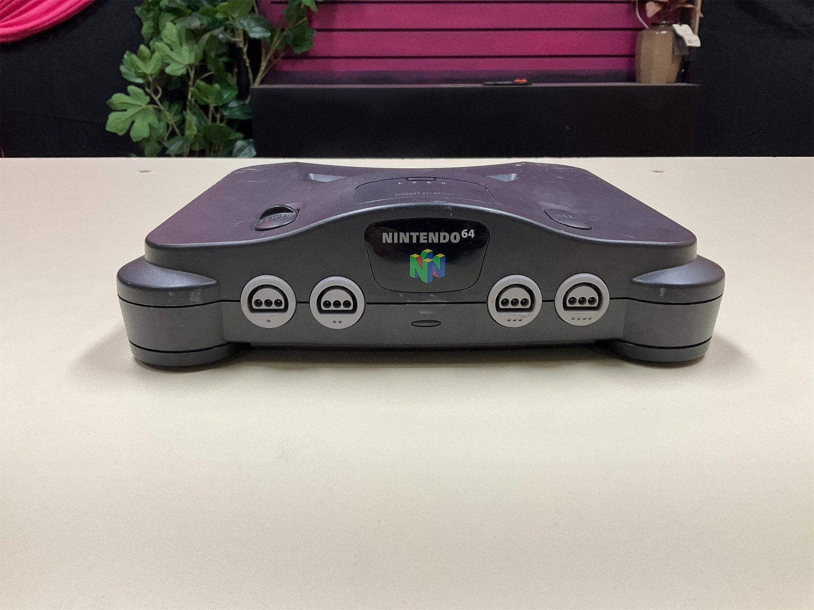 JAPANESE NINTENDO 64 NUS – 001 CONSOLE ONLY W/JUMPER PACK – – USED