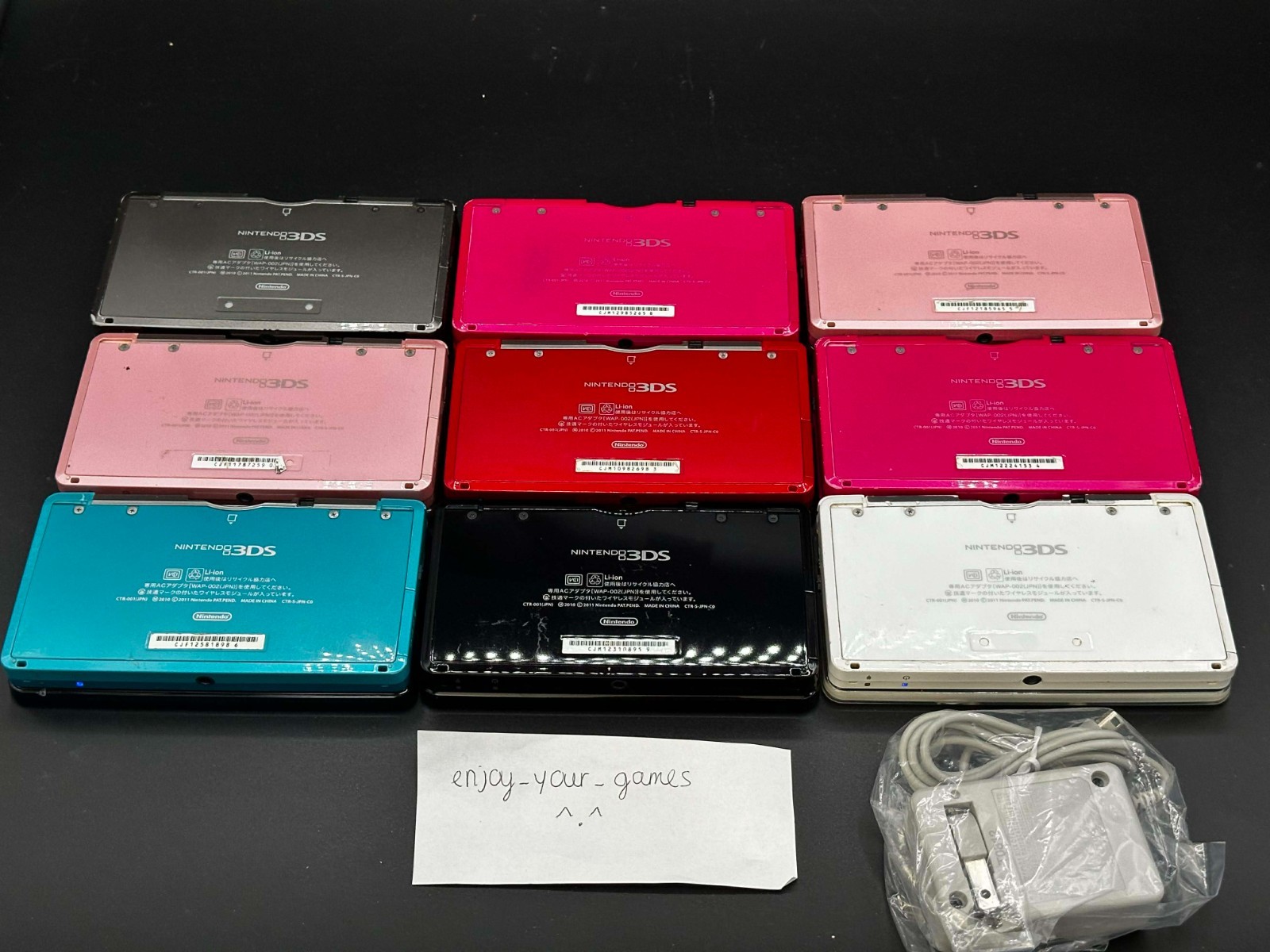 Nintendo 3DS | English | Charger | Pick Your Color | USA Seller – Ship in 1-DAY