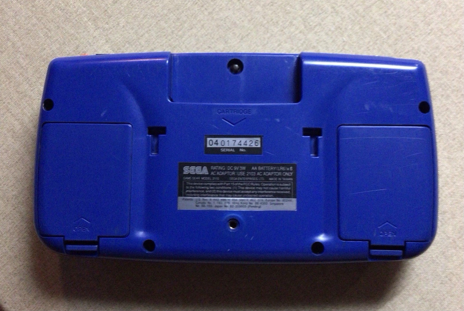 SEGA GameGear Combo, Portable System, PowerPack,Sonic 2 Game
