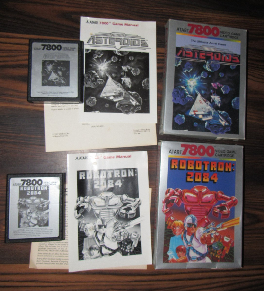 Atari 7800 Video Game Console with 16 CIB games MS Pac Man Donkey Kong JR Galaga