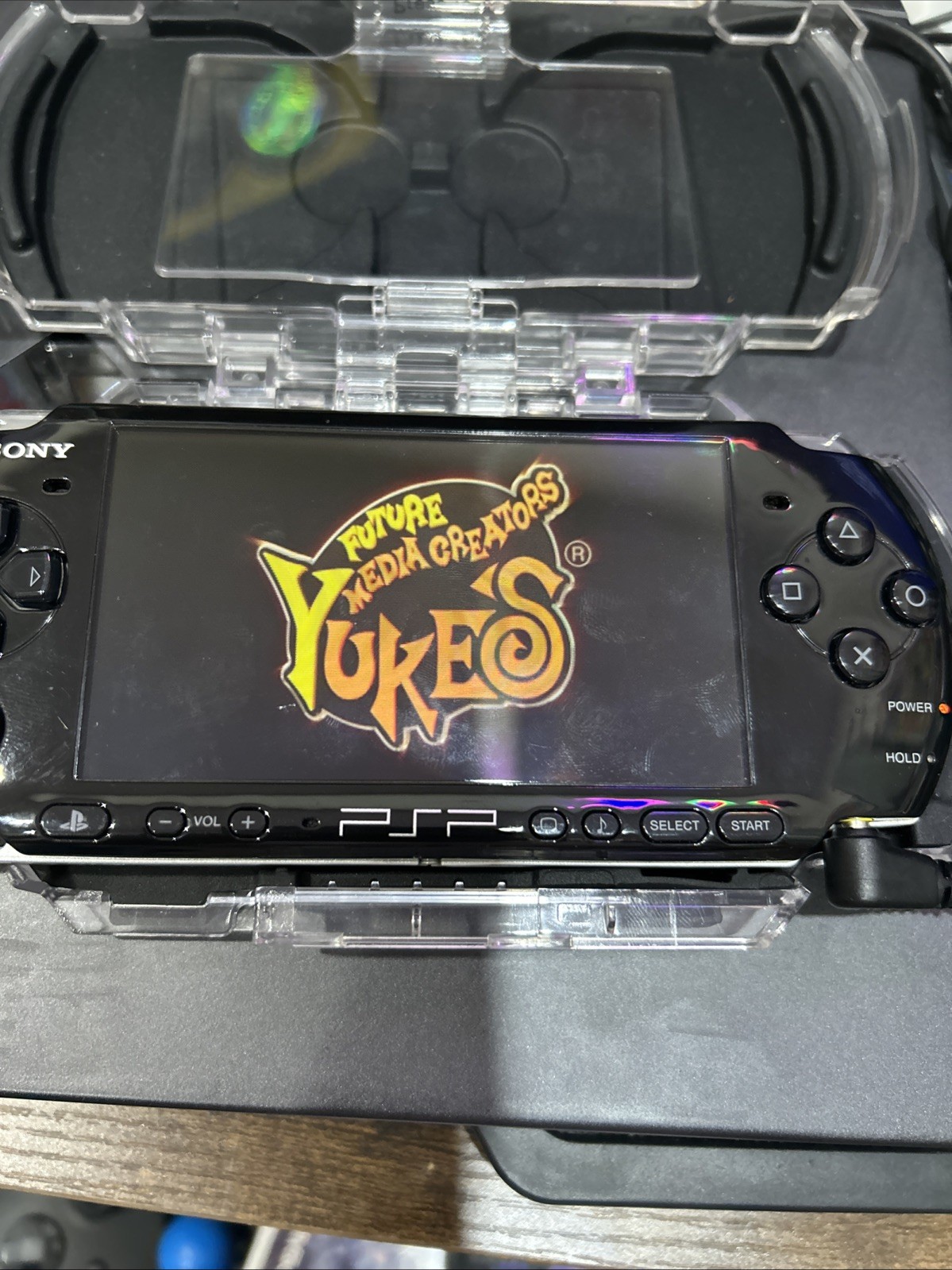 Sony PlayStation Portable PSP 3001 Black Handheld Game Console read before