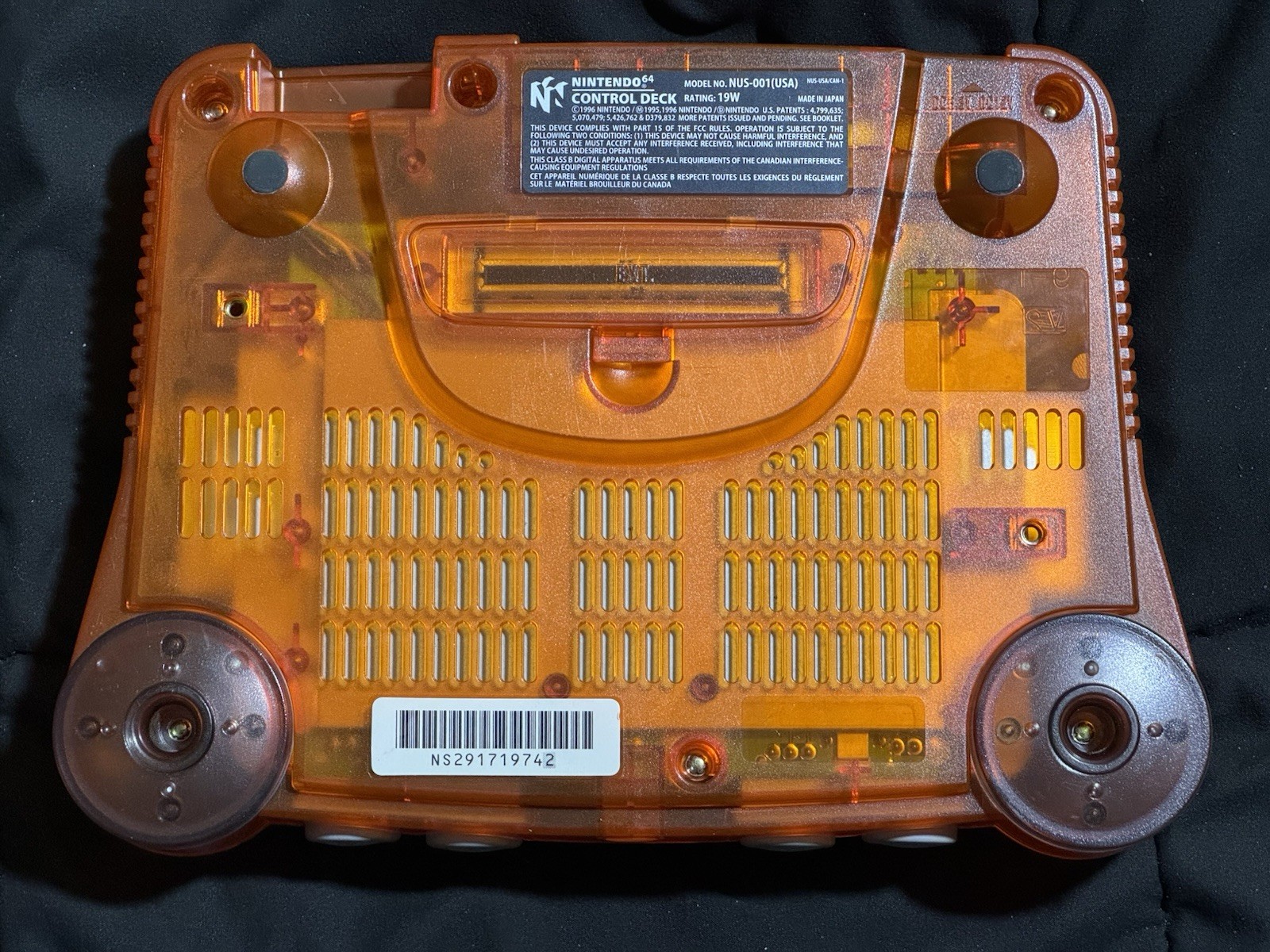 Funtastic Fire Orange N64 Tim Worthington RGB HD Retrovision Premium Bundle
