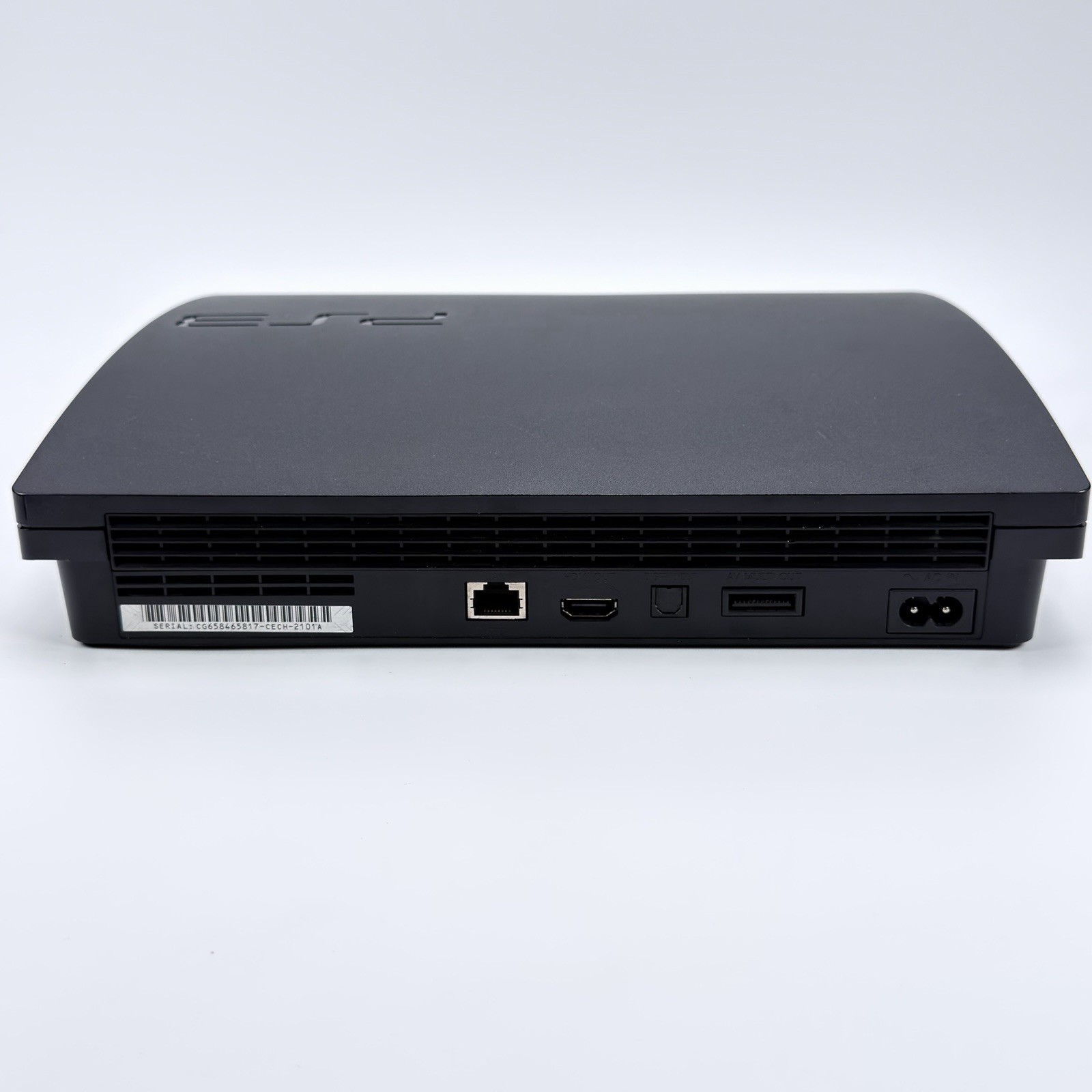 Sony PlayStation 3 PS3 Slim 120GB CECH-2101A Black Console Controller See Video