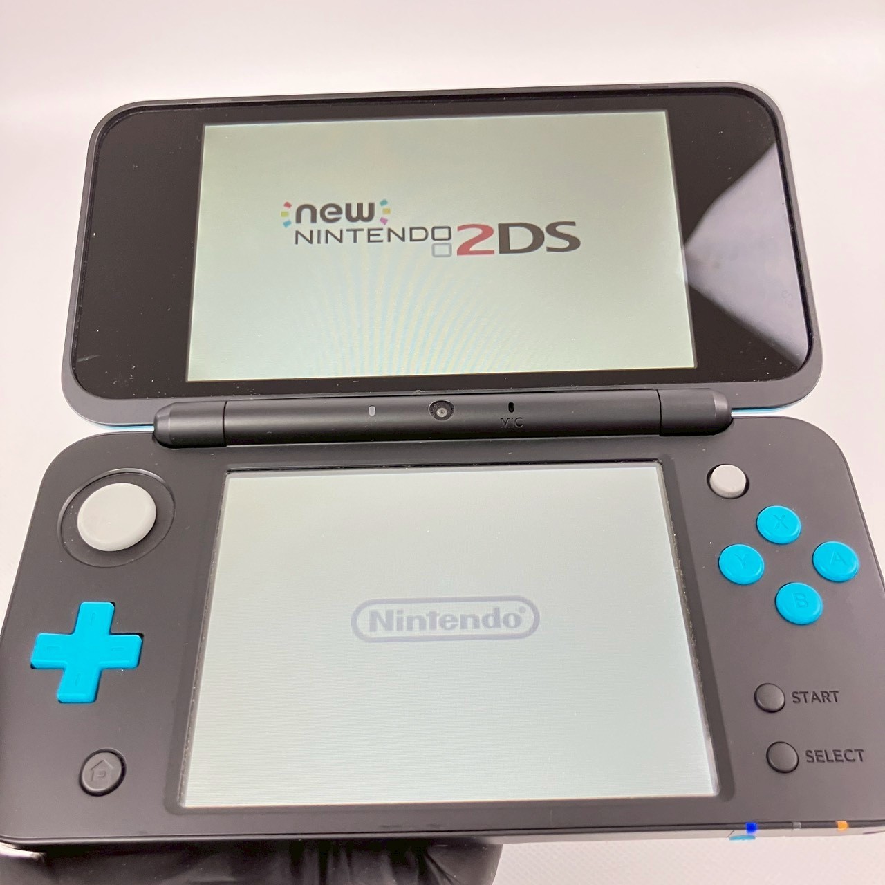 Nintendo new 2DS XL LL Turquoise x Black Console Boxed A Rank Japanese Only 86