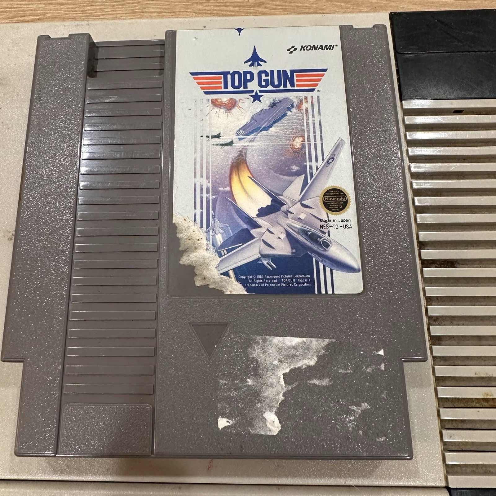 TESTED Nintendo NES Console Gray, Tested Working With Controller And Game!!!