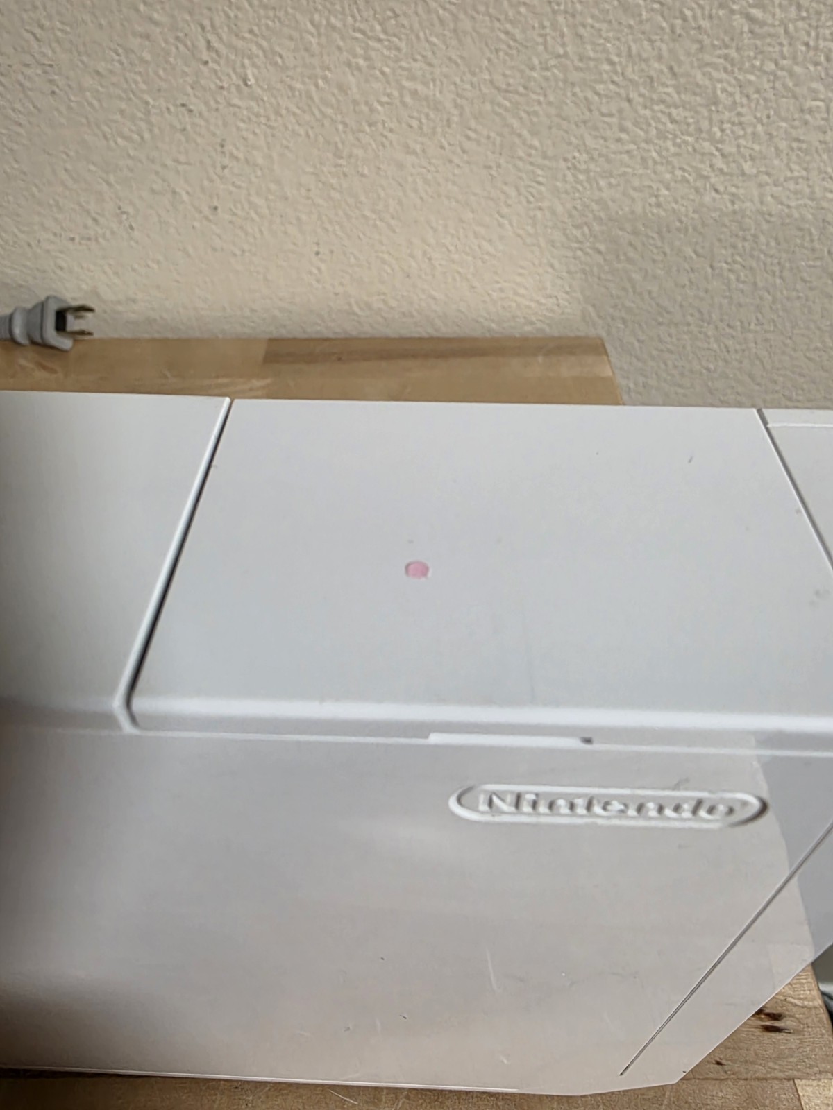 Nintendo Wii RVL001 Console With Cords Tested White System No Controller