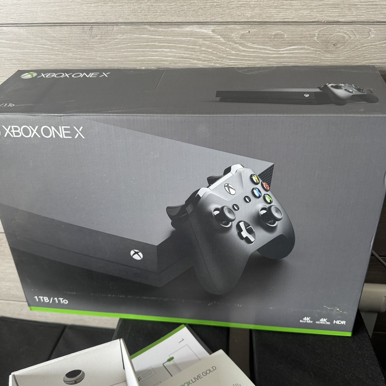 Microsoft Xbox One X 1TB Black Console Bundle with 2 Controllers – 4K HDR Gaming