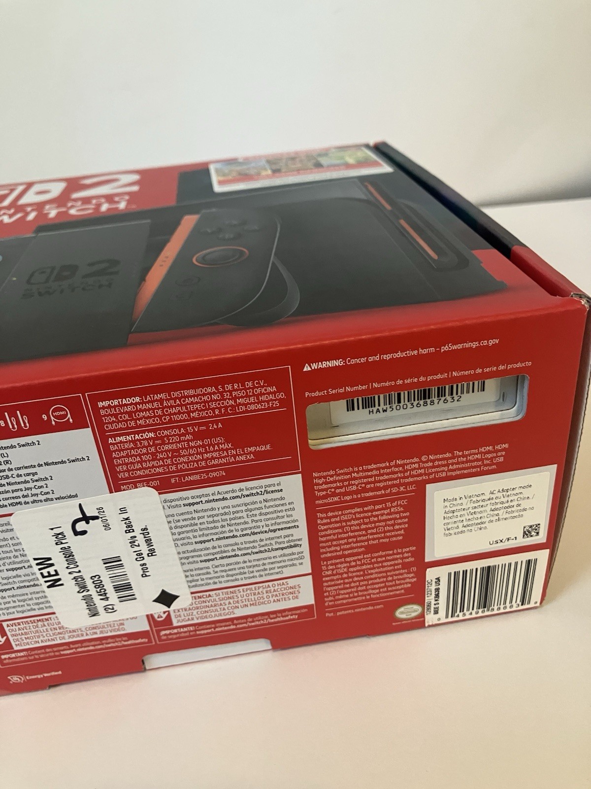 Nintendo Switch 2 Console Choose One! Mario Kart World ,Donkey Kong Or Pokemon