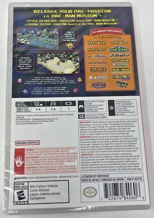 PAC-MAN Museum + Switch Brand New Game Special (2022 Classics)