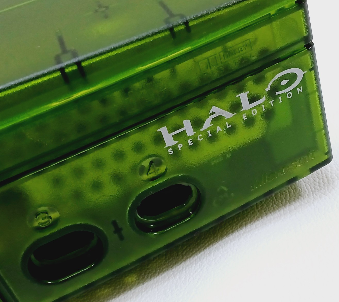 Microsoft Original Xbox Halo Special Edition Console Green – For Parts