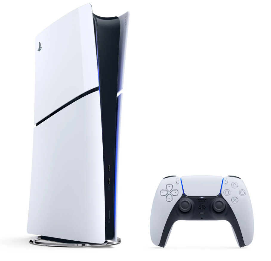 Sony PS5 Slim Digital + Disc Drive + Pulse Headset + Stand + Extra Controller