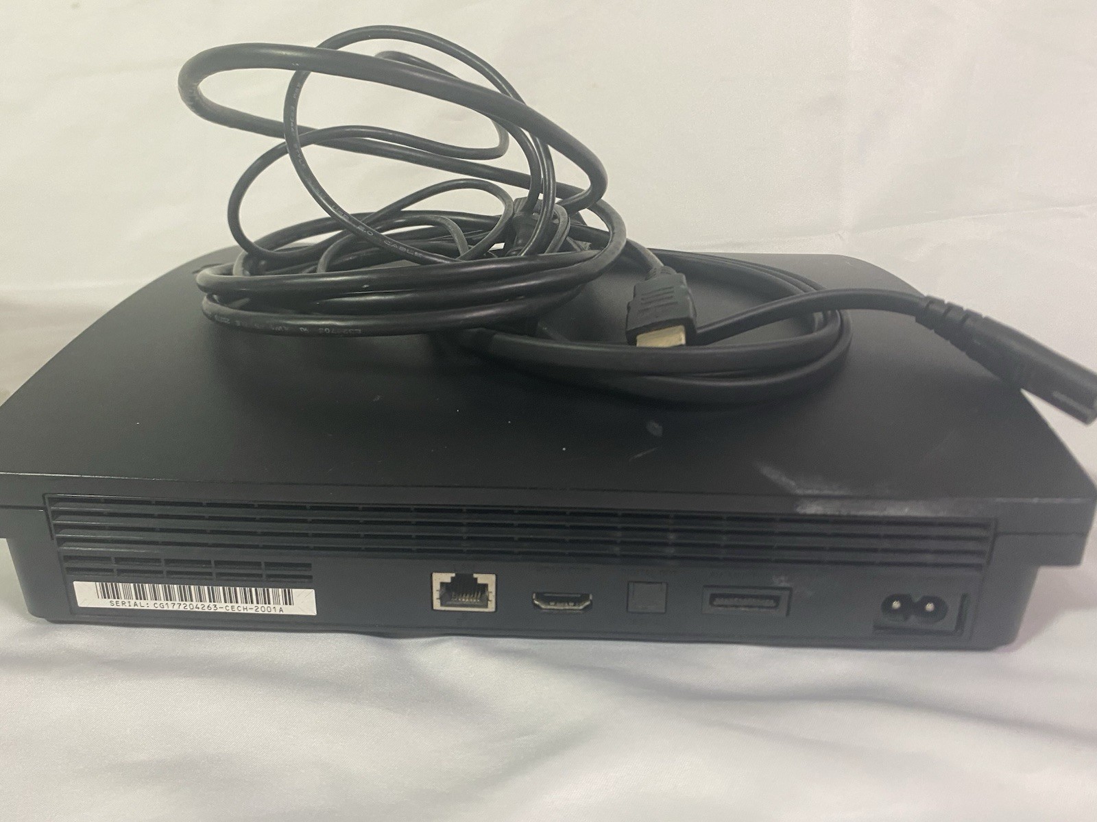 Sony PlayStation 3 PS3 Slim Console Bundle W/Controller & 9 Games Tested
