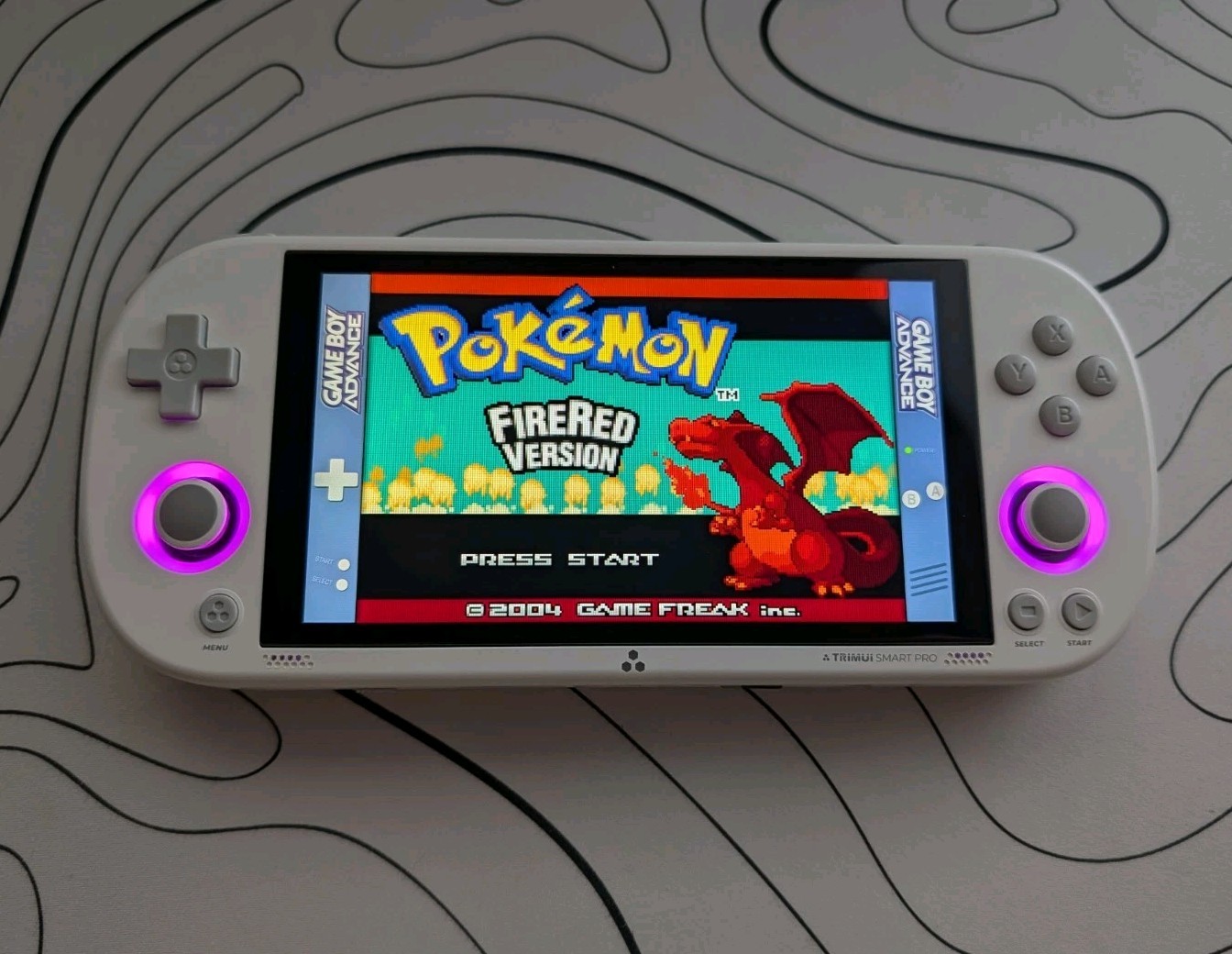 Trimui Smart Pro White Retro Handheld w/ 64GB SD Card, CrossMix OS, Case,…
