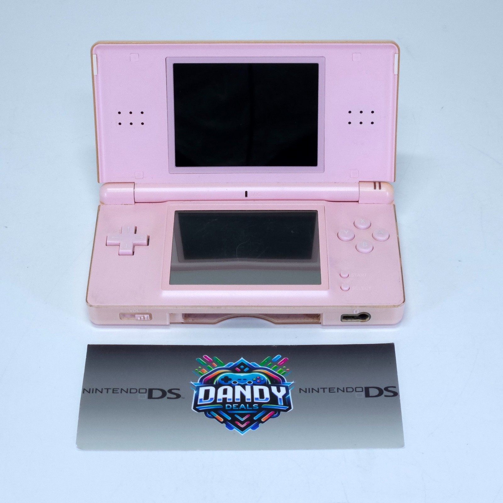 DS Lite Console Nintendo System Pink W/ Charger + Stylus | Usg-001 Tested