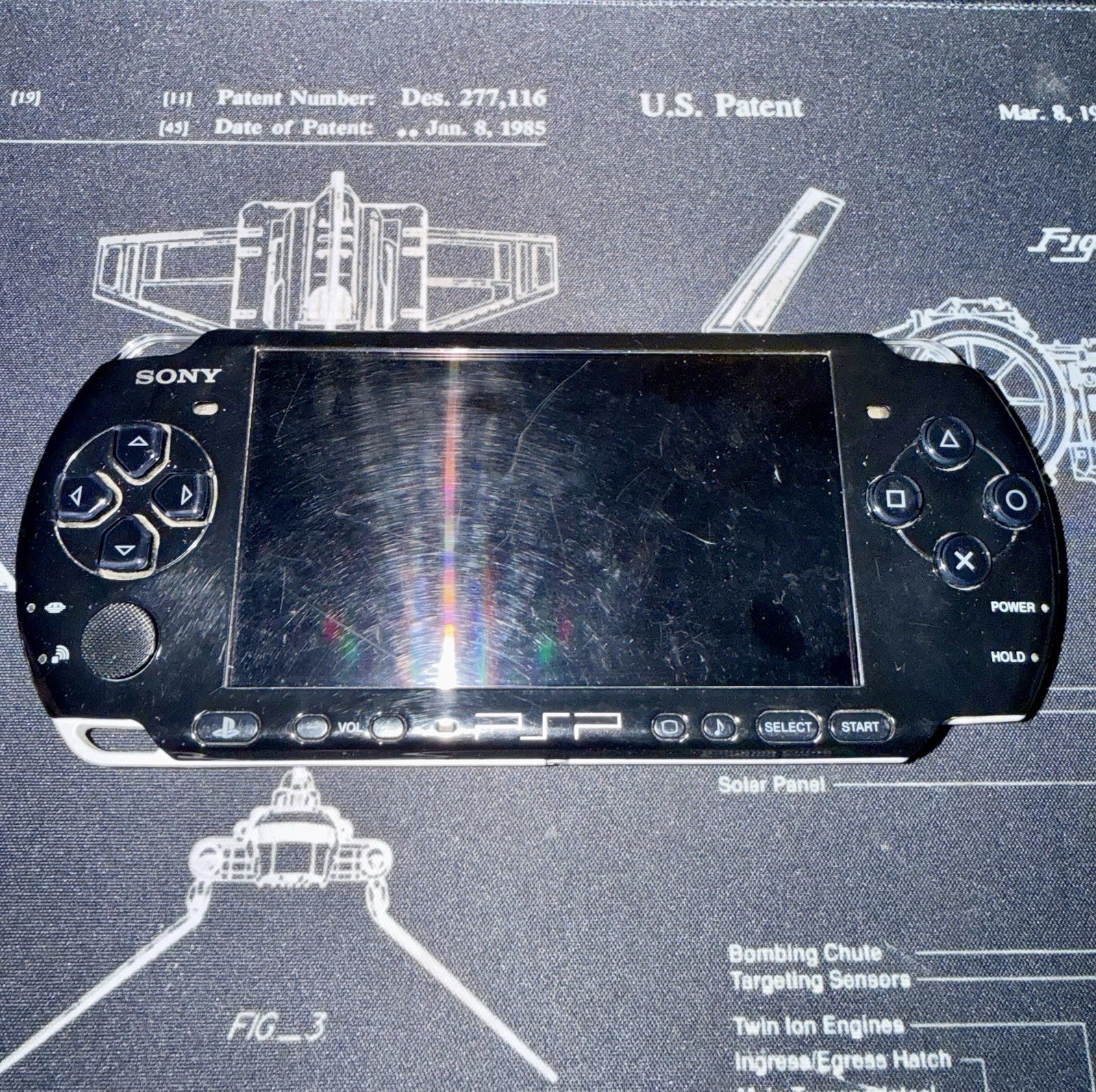 Sony PSP-3000 Piano Black w/ Charger & Kingdom Hearts Game WORKING PLEASE READ