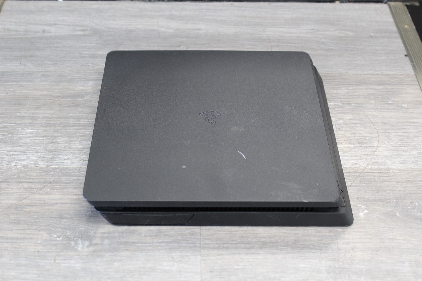Sony PlayStation 4 Slim 500GB Console Jet Black CUH-2215B with Black Controller
