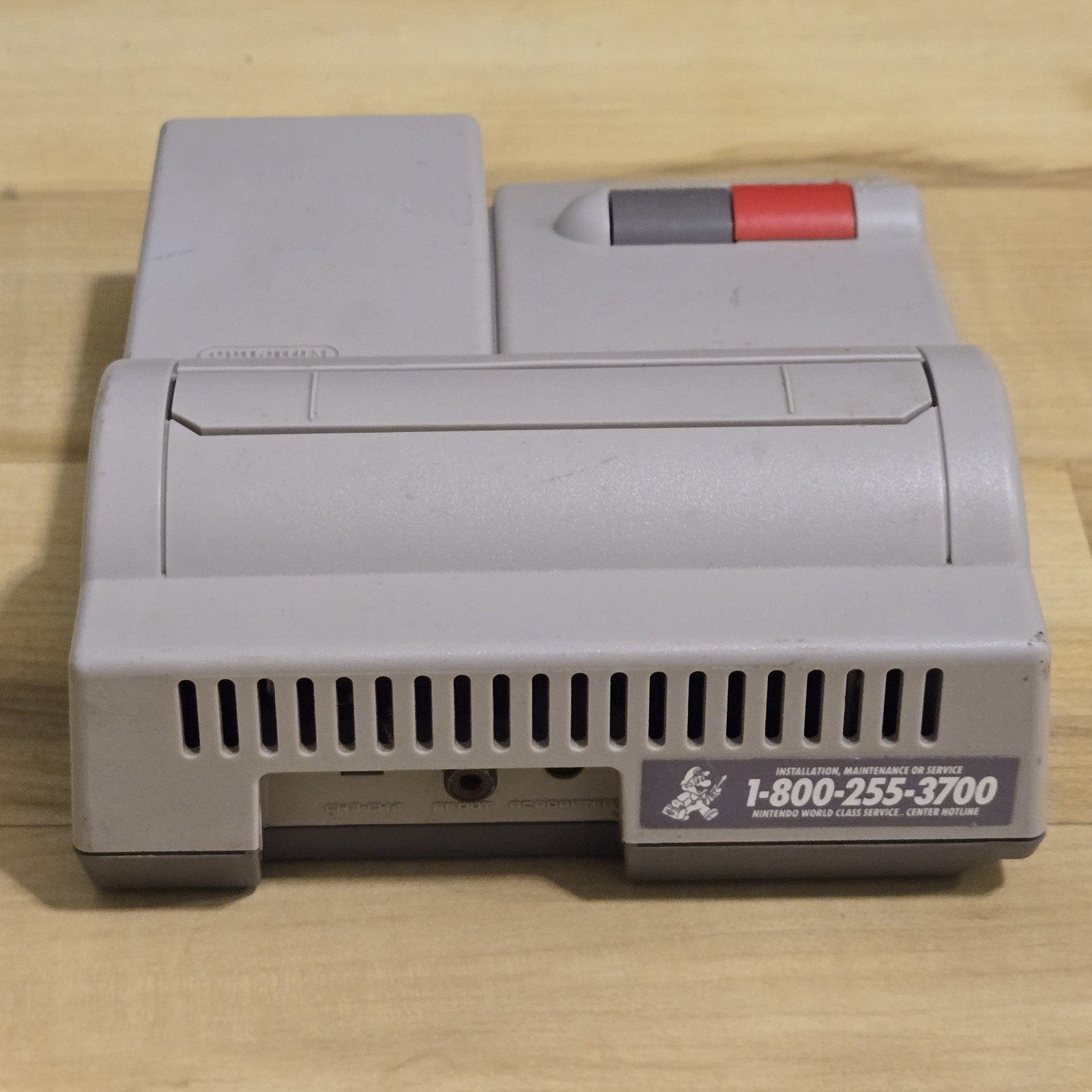 Nintendo NES Top Loader NES-101 Console w/ Super Mario Bros. Gray Tested Works