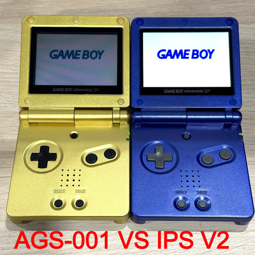 Nintendo Gameboy Advance SP *CHOOSE SHELL & SCREEN* AGS 001 101 IPS V2 Reshell