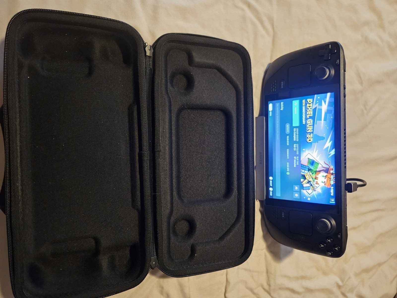 Valve Steam Deck 1TB LCD SSD INTERNAL UPGRADE Wi-Fi USB-C w/ Case Dock/Stand
