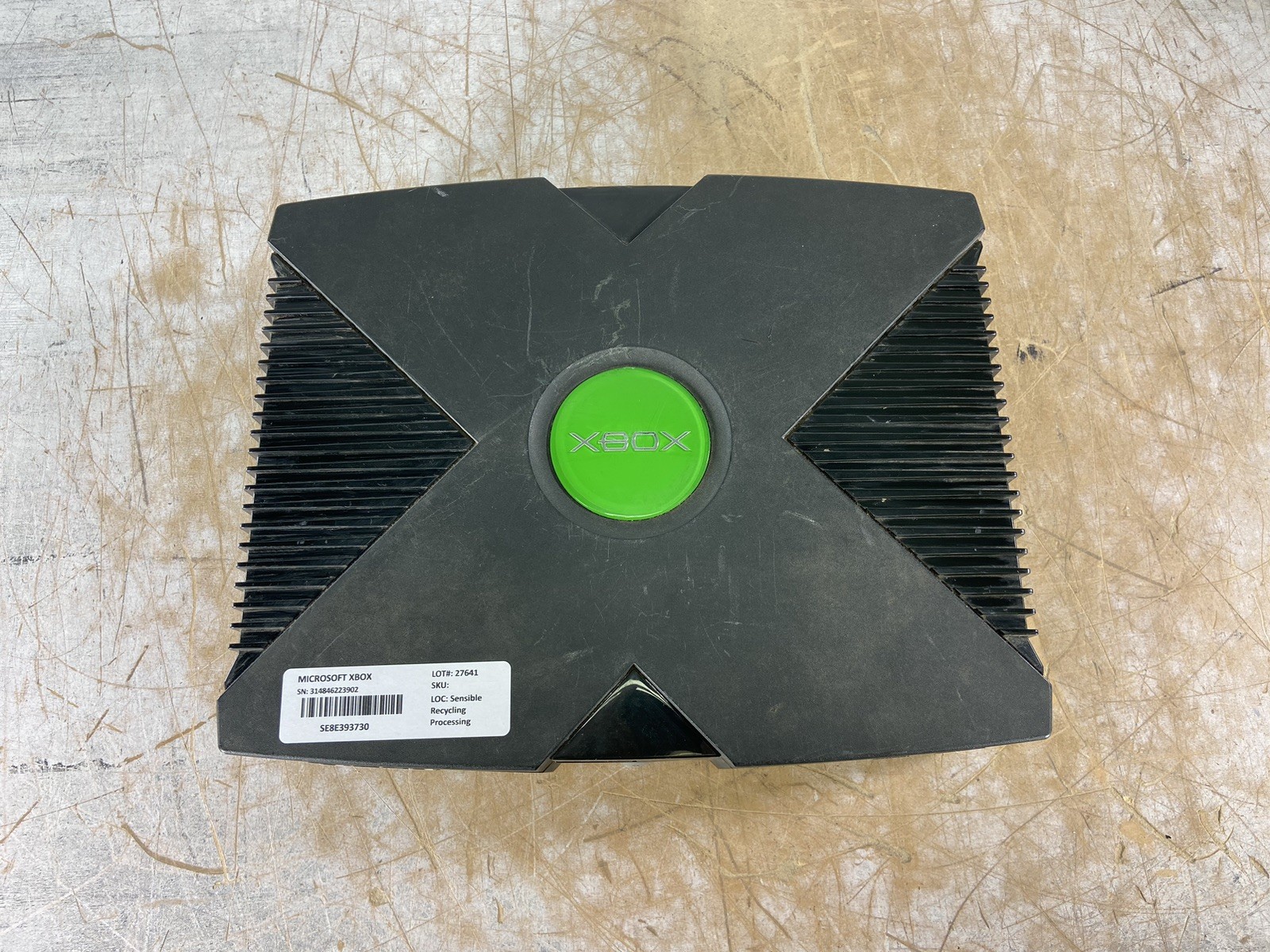 MICROSOFT XBOX VIDEO GAME SYSTEM – BLACK – CONSOLE ONLY