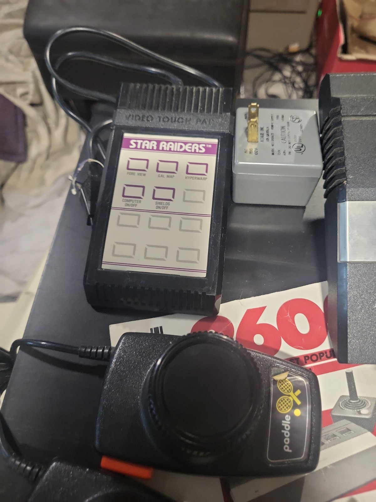 Atari 2600 Junior Black – Bundle – PARTS OR REPAIR