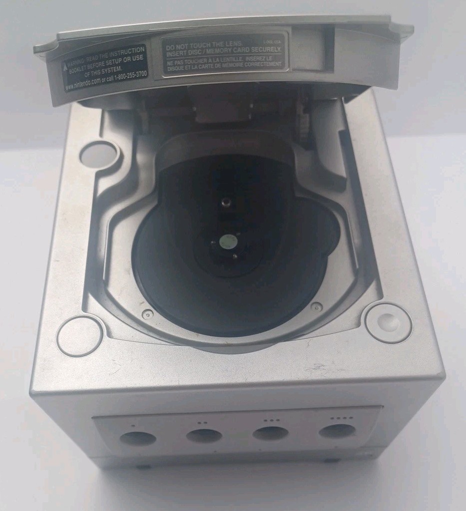 Nintendo GameCube Platinum Console -Controller- Cords Included DOL 101
