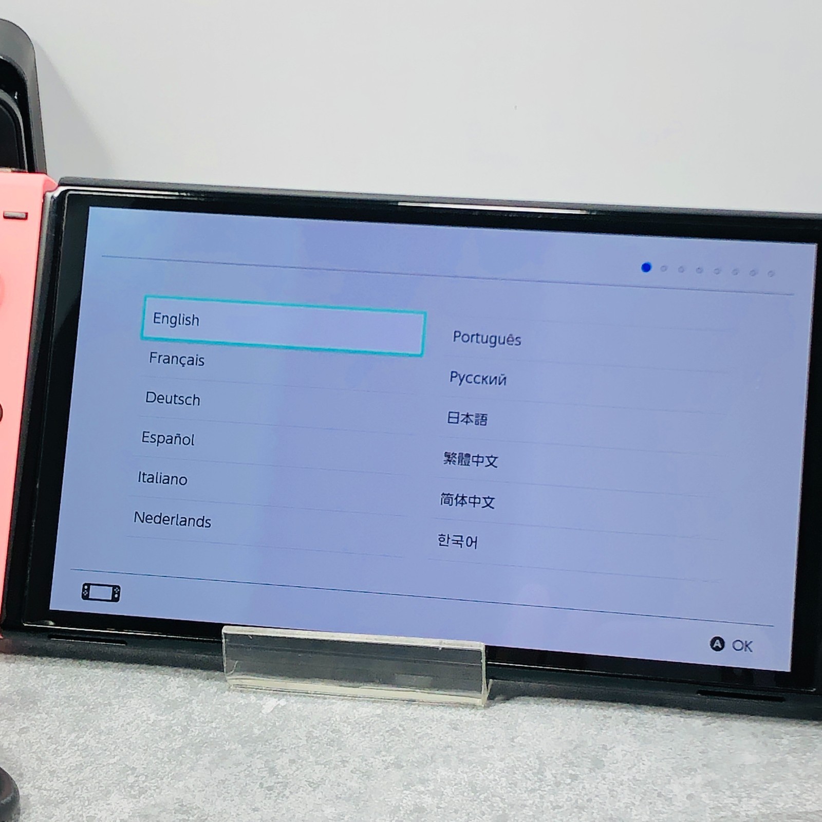 [EX+5] Nintendo Switch OLED HEG-001 console Region Free Pink 26-05-114