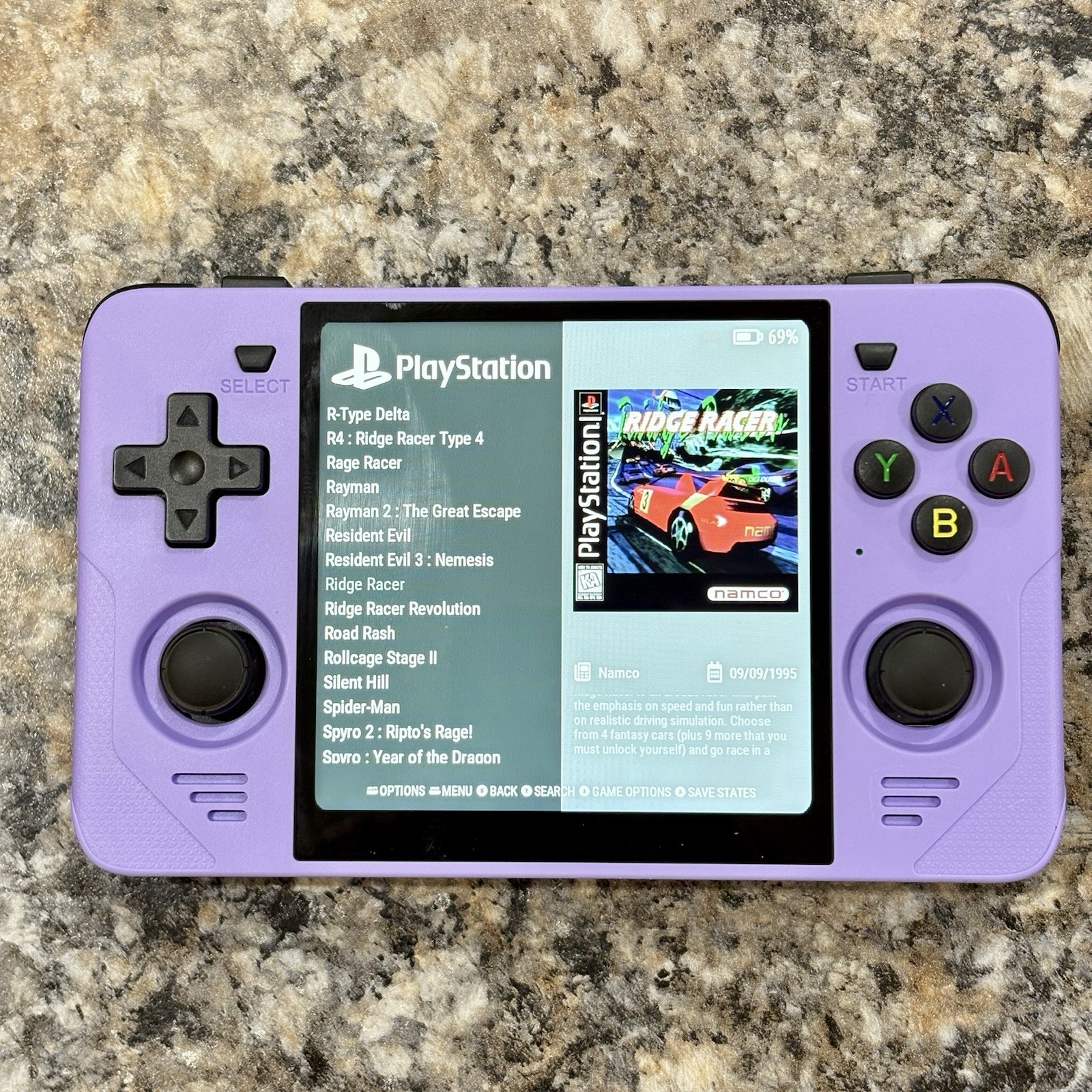 New PowKiddy RGB30 Gaming Handheld New 64GB Card Custom Loaded Ready To Play