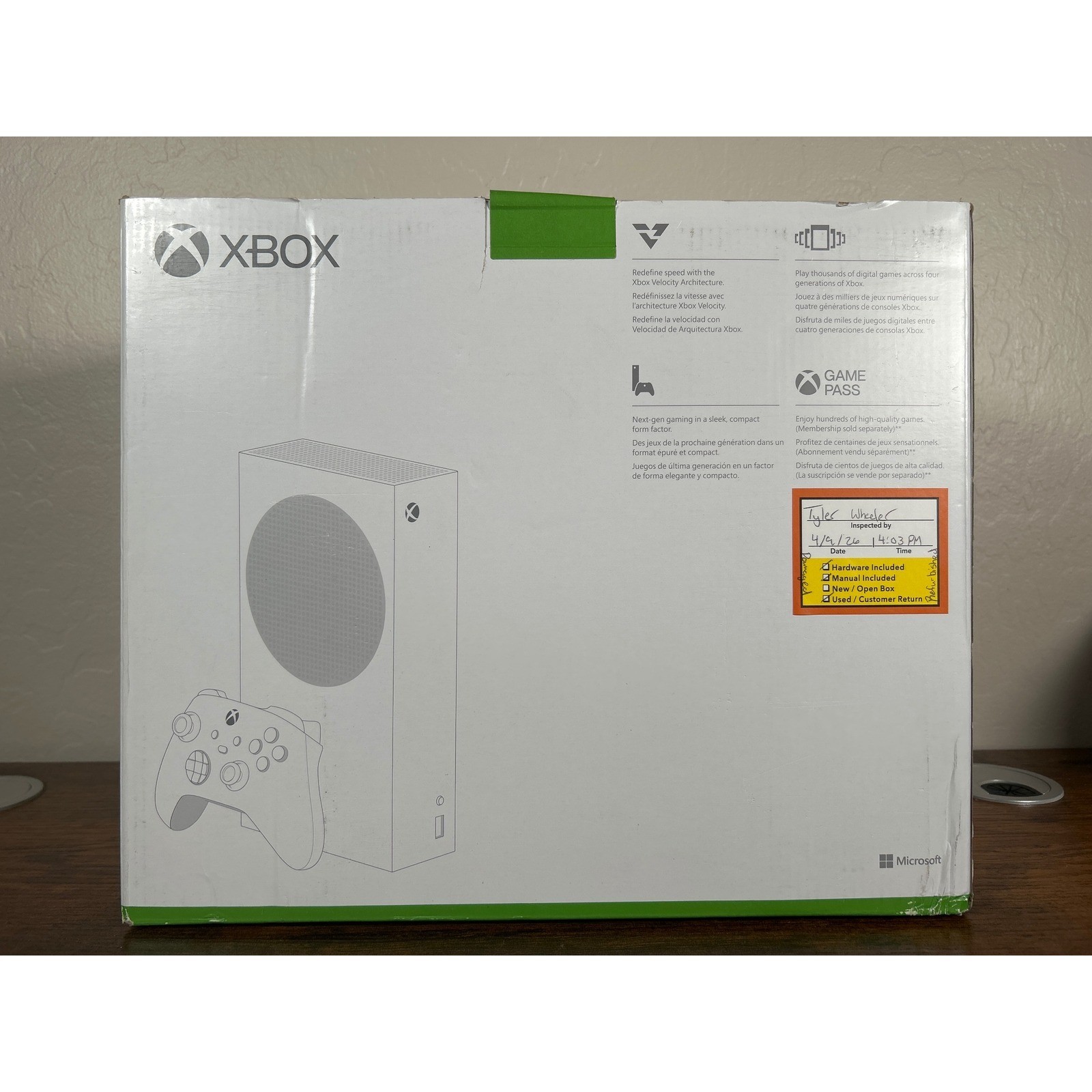 Microsoft Xbox Series S 512GB Digital Console White RRS-00001 Ref