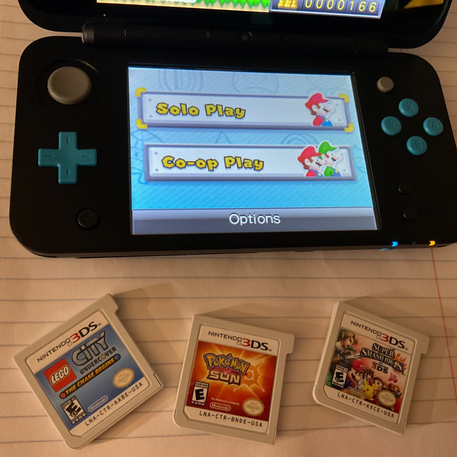 Nintendo 2DS XL Console – Black/Turquoise