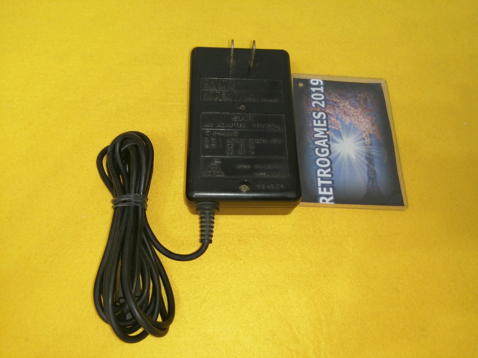 Neo Geo CD AC ADAPTER ORIGINAL NEOGEO CD POWCD-J