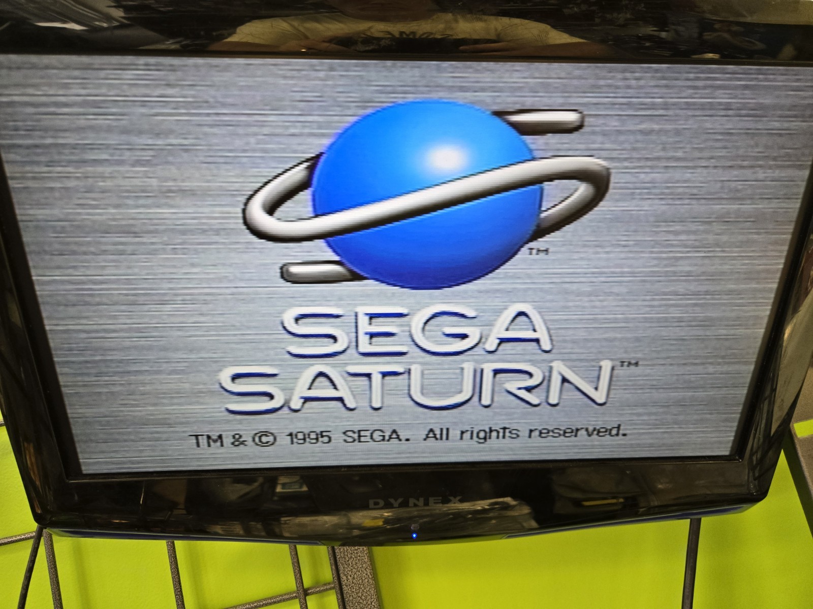 SEGA Saturn Black Gaming System (MK-80000A) W/ RF Switch And Controller Console