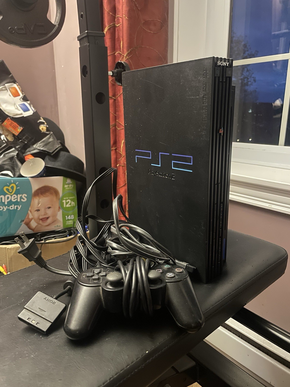 Sony PlayStation 2 Console – Black (SCPH-39001)