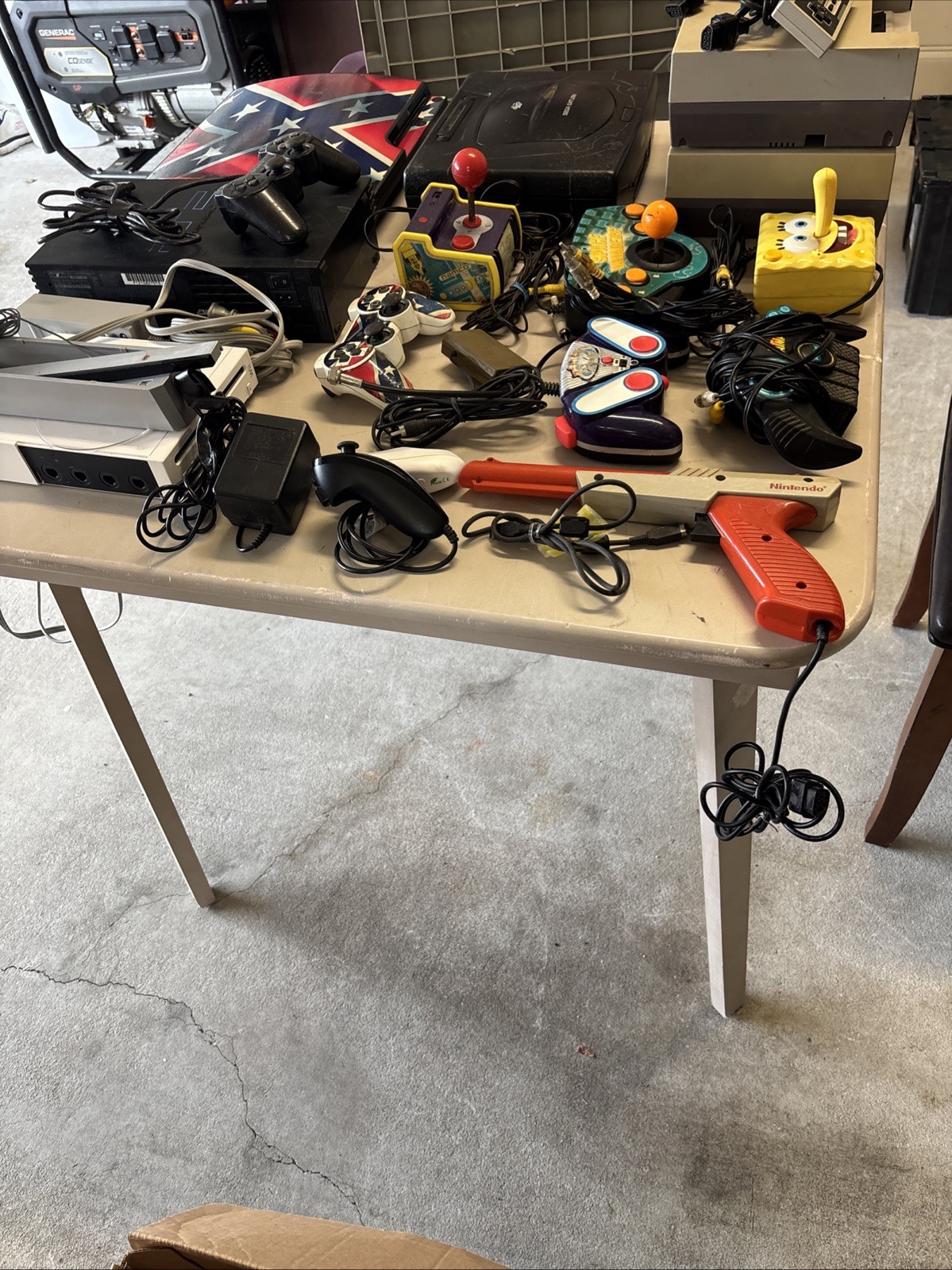 Two Nintendo, PS3, PS2, Sega, And Wii, Various Games, Controllers – NOT TESTED