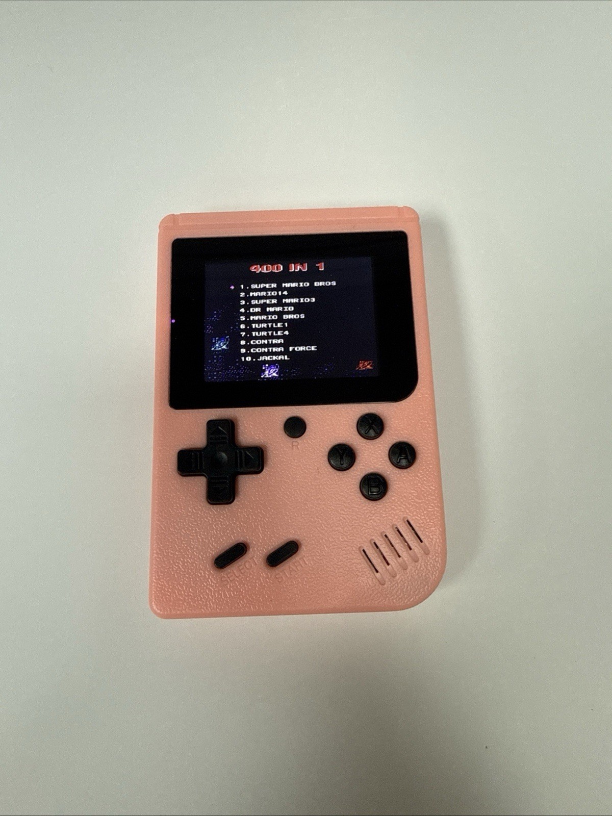 Game Box Plus Handheld Console – Retro Gaming System w/ Preloaded Games – Pink