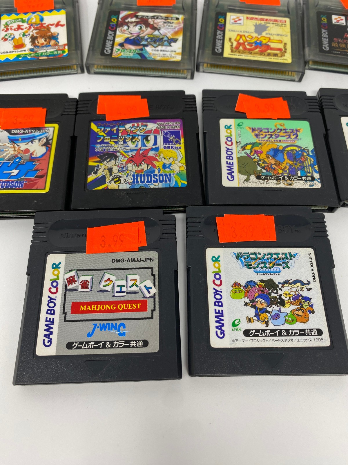 Nintendo GAME BOY Color Cartridge Lot 14 From Japan NTSC-J