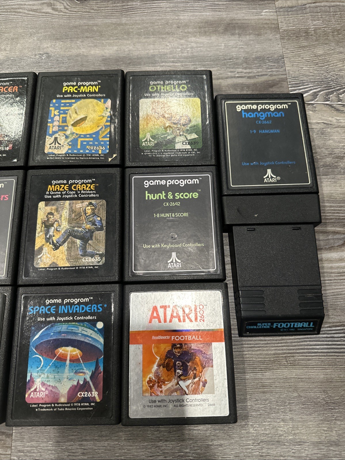 Original Atari 2600 Console CX-2600A – Wood Grain – 14 games – Extras Working
