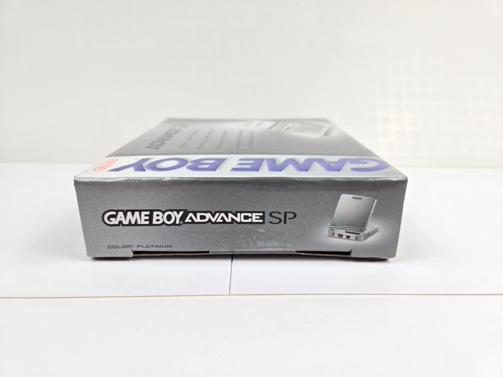 Nintendo Game Boy Advance SP Silver Handheld Console Complete W/ Box
