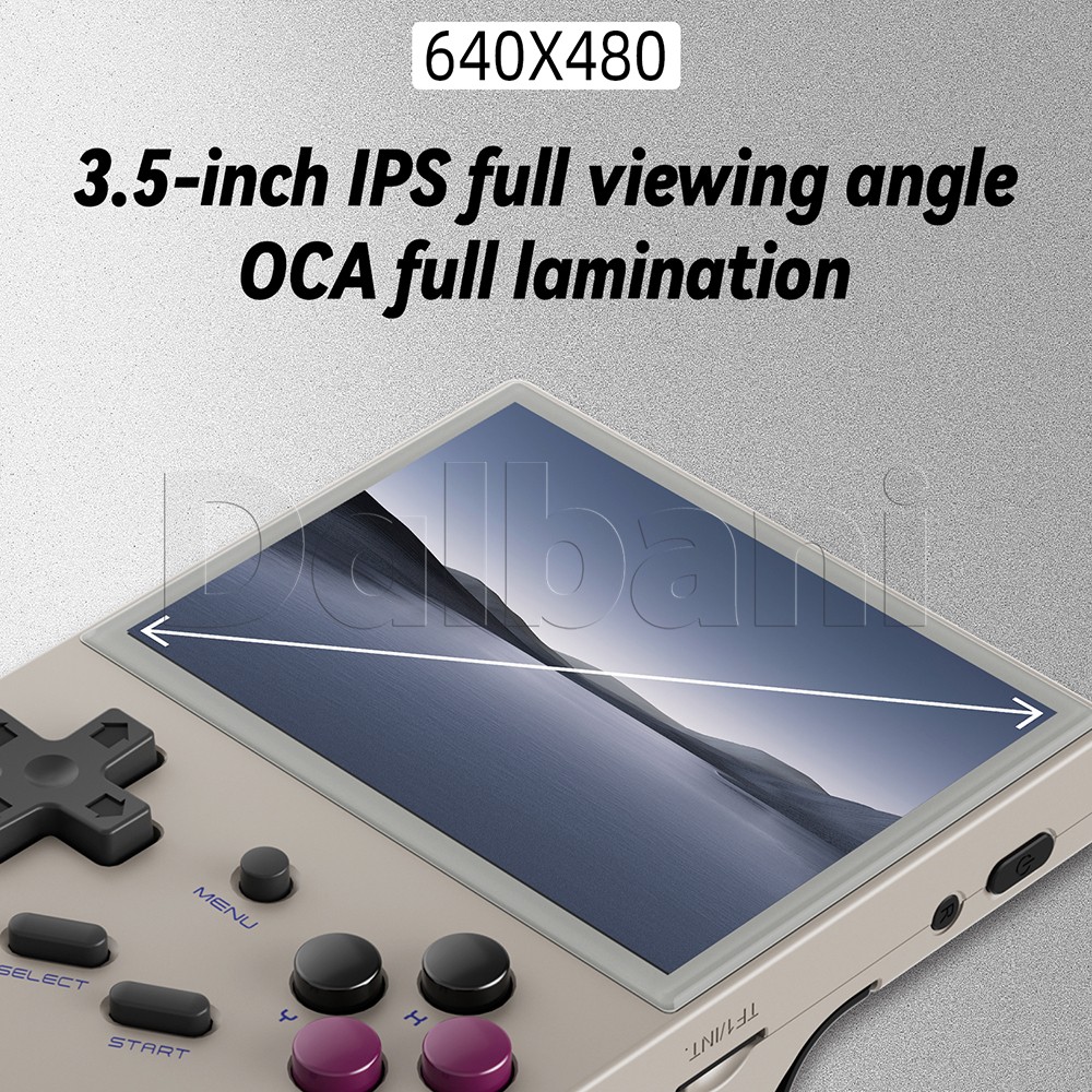 RG35XX Plus 2024 Anbernic White Retro Game Console 3300mAh Linux System