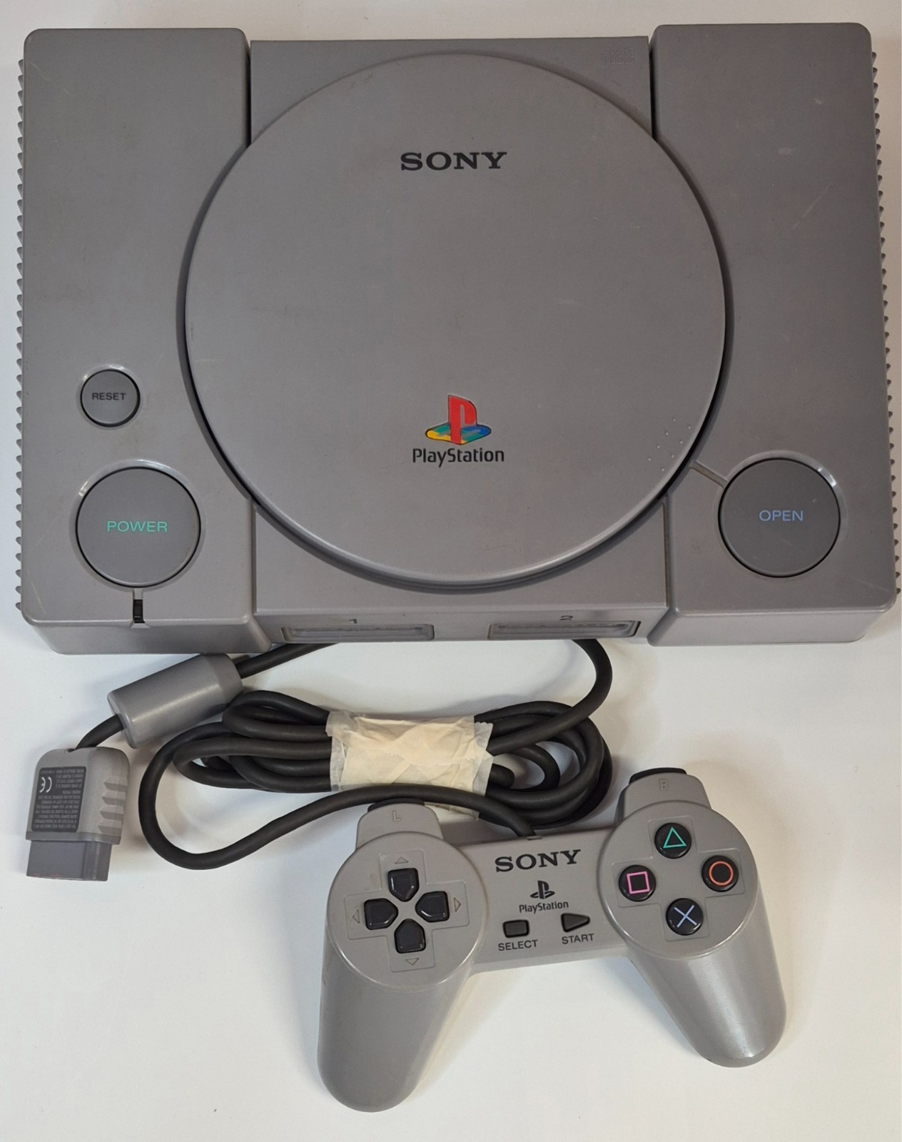 Sony PlayStation console SCPH-550x & controller SCPH-1080 TESTED WORKING