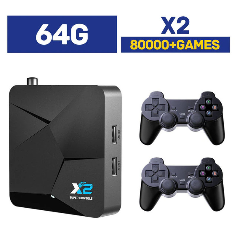 KINHANK Super Console X2 100000 Retro Game Console Psp/Ps1/Sega Saturn/Dc/Mame