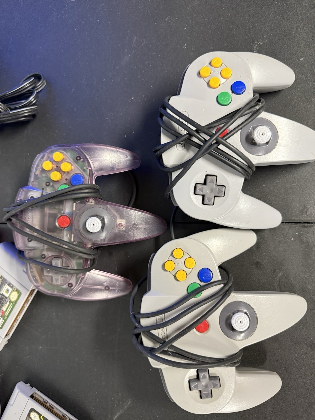 Nintendo 64 N64 Console Bundle 3 Controllers 6 Games *All Tested Working*