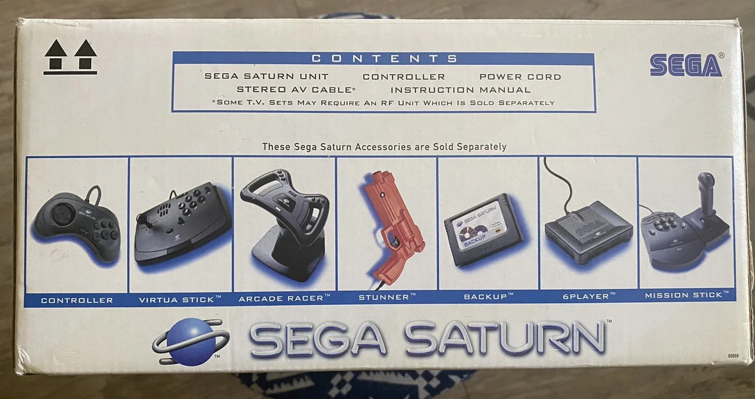 SEGA Saturn Home Console – Black